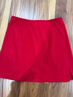 Vintage Express Red Mini Skirt